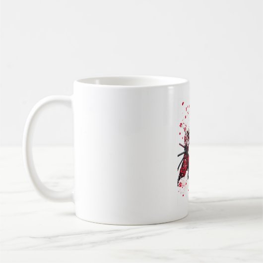 Skull Samurai Duel Kaffeetasse (Links)