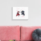 Skull Samurai Duel Leinwanddruck (Insitu (Wohnzimmer))