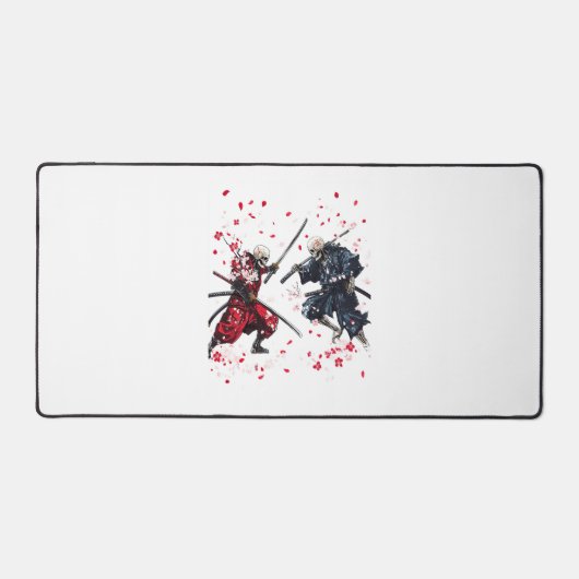 Skull Samurai Duel Schreibtischunterlage (Vorderseite)