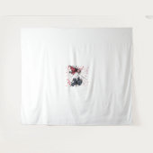 Skull Samurai Duel Wandteppich (Vorderseite (Horizontal))