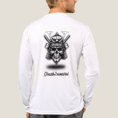 Skull -Samurai T-Shirt Tri-Blend Shirt (Rückseite)