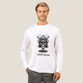 Skull -Samurai T-Shirt Tri-Blend Shirt (Vorderseite komplett)