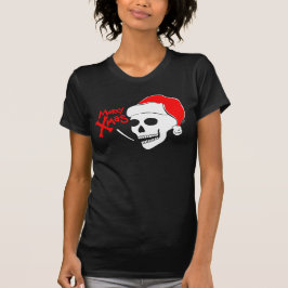 Skull Santa Merry Xmas T-Shirt