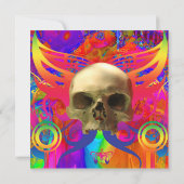 Skull-Schmetterling in Farbe Karte (Rückseite)