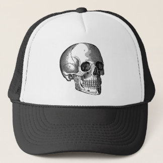 Skull - Schwarz Truckerkappe