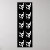 Skull - Schwarz & Weiß Poster (Vorne)
