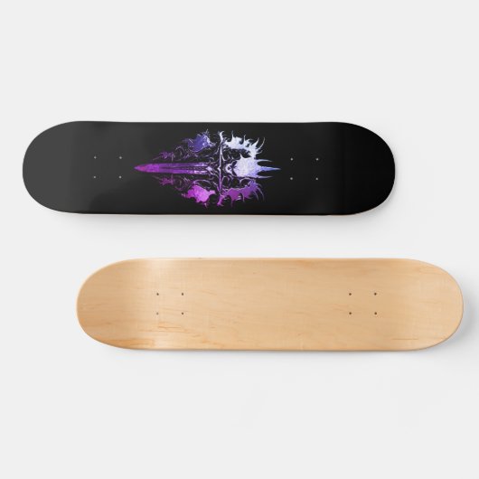 Skull-Schwert-Master Skateboard (Horizontal)
