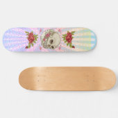 Skull-Schwert-Skateboard Skateboard (Horizontal)