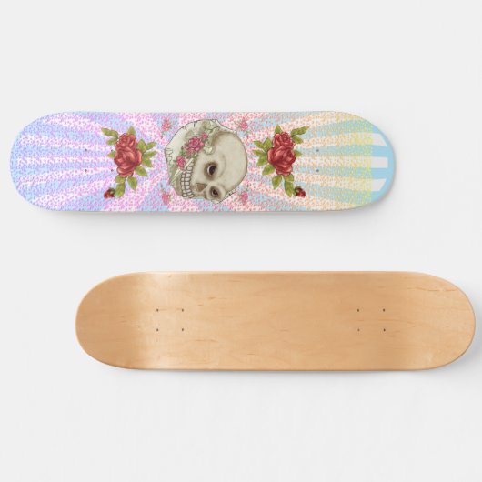 Skull-Schwert-Skateboard Skateboard (Horizontal)