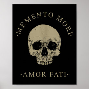 Skull Shirt für Männer und Frauen, Memento Mori St Poster