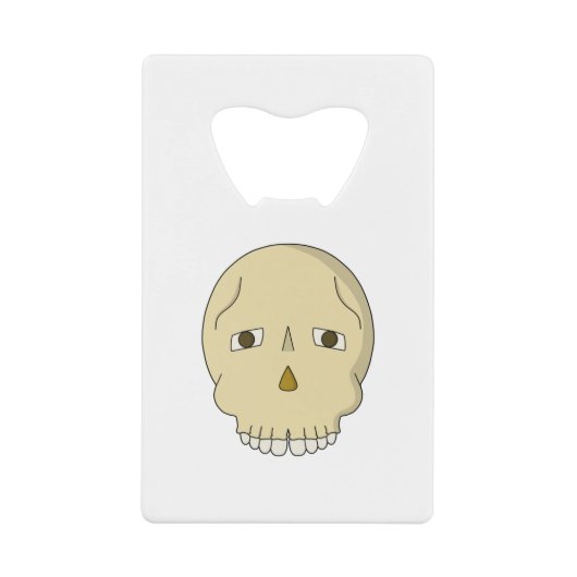 Skull sieht dich an geldbeutel flaschenöffner (Vorderseite)