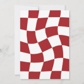 Skull Skeleton Bad to the Bone 2nd Birthday  Einladung (Rückseite)