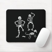 Skull Skeleton, das Halloween-KostümParty läuft Mousepad (Mit Mouse)