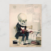SKULL, SKELETON, DROGEN, ARZNEIMITTEL POSTKARTE (Vorderseite)