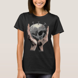 Skull Skulpturen Kunst Vintag Skull Retro Streetwe T-Shirt