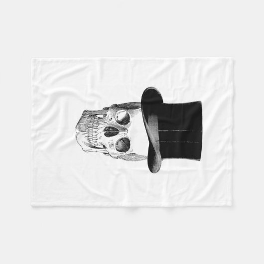 Skull Small Fleece Blanket (Vorderseite (Horizontal))