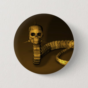 Skull Snake Button