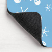 Skull Snowflakes Mousepad (Ecke)
