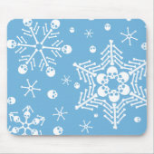 Skull Snowflakes Mousepad (Vorne)