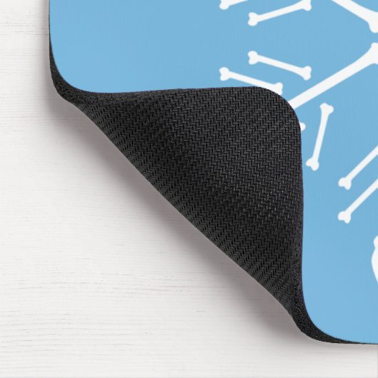 Skull Snowflakes Mousepad (Ecke)