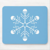 Skull Snowflakes Mousepad (Vorne)