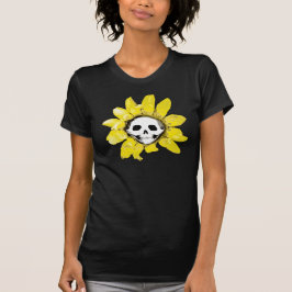 Skull Sonnenblumen Print - Alle Stile Männer/Fraue T-Shirt