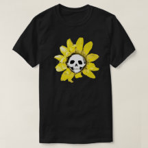 Skull Sonnenblumen Print - Alle Stile Männer/Fraue