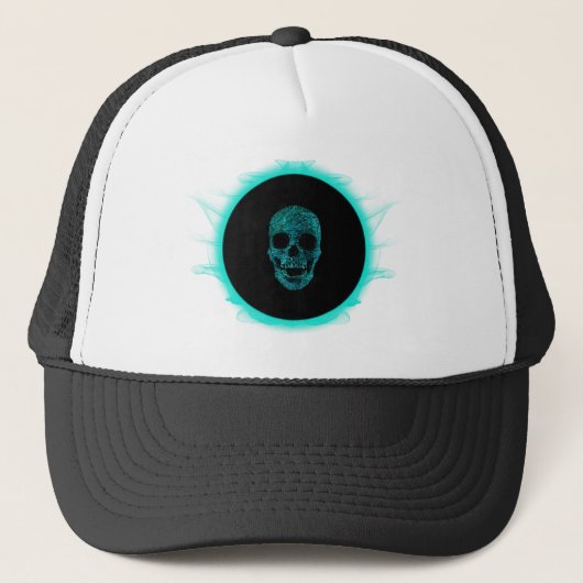 skull space truckerkappe (Vorderseite)