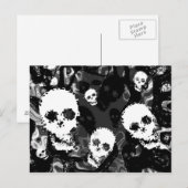 Skull Specters B&W Postkarte (Vorne/Hinten)