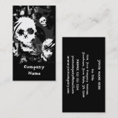 Skull Specters B & W Visitenkarten schwarz Visitenkarte (Vorne/Hinten)