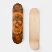 Skull Specters Big Skull Orange Skateboard (Vorderseite)