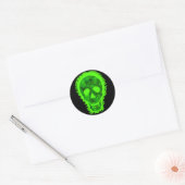 Skull Specters Big Skull rund Aufkleber (Umschlag)