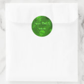 Skull Specters 'Dein Text' Aufkleber (Tasche)