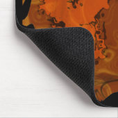 Skull Specters Orange Swirke Mousepad (Ecke)