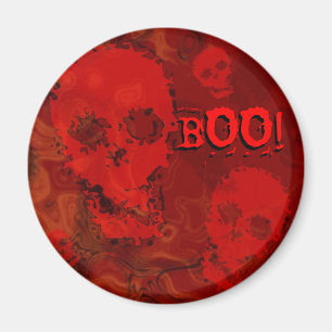 Skull Specters Red 'Boo' Kühlschrankmagnet