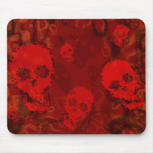 Skull Specters Red Mousepad (Vorne)