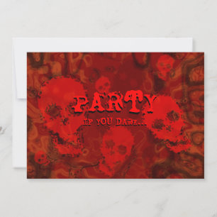 Skull Specters Red 'Party.If you wage' Einladung