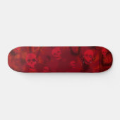 Skull Specters Red Skateboard (Horizontal)