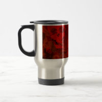 Skull Specters Rote Reise/Pendlerfahrten Tasse