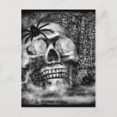 Skull-Spider und Rose-2012 Postkarte (Vorderseite)