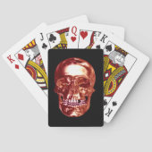 Skull-Spielkarten mit Rotem Chrome Spielkarten (Rückseite)