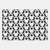 Skull & Spine Bones auf rosa Wrapping Paper Sheets Geschenkpapier Set (Vorderseite 3)