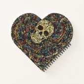 Skull-Spritzer-Notebook Notizblock (Rückseite)