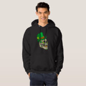 Skull St Patricks Day Irish Saint Patricks Day of Hoodie (Vorne ganz)