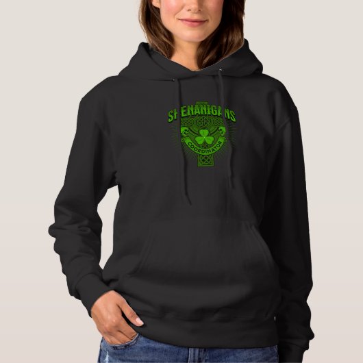 Skull St Patricks Day Irish Saint Patricks Day Of  Hoodie (Vorderseite)