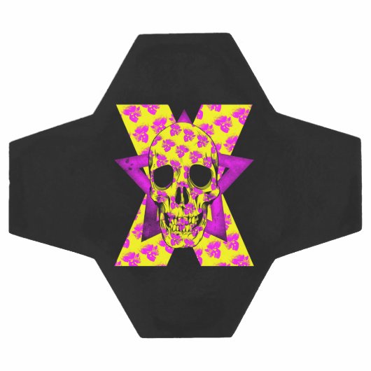 Skull Star Fußball (Flach)