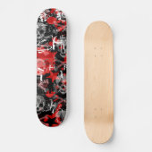 Skull Star Spritzer Skateboard Deck (Vorderseite)