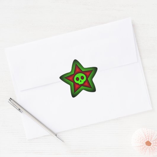 Skull Star Sticker (Umschlag)