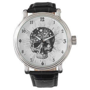 Skull & Stars II Armbanduhr