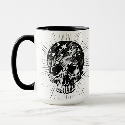 Skull & Stars II Tasse (Links)